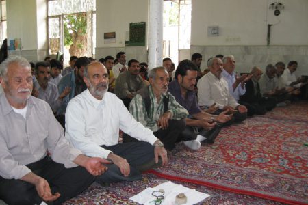 نماز و رسومات روز عید فطر در دستگرد کهک قم